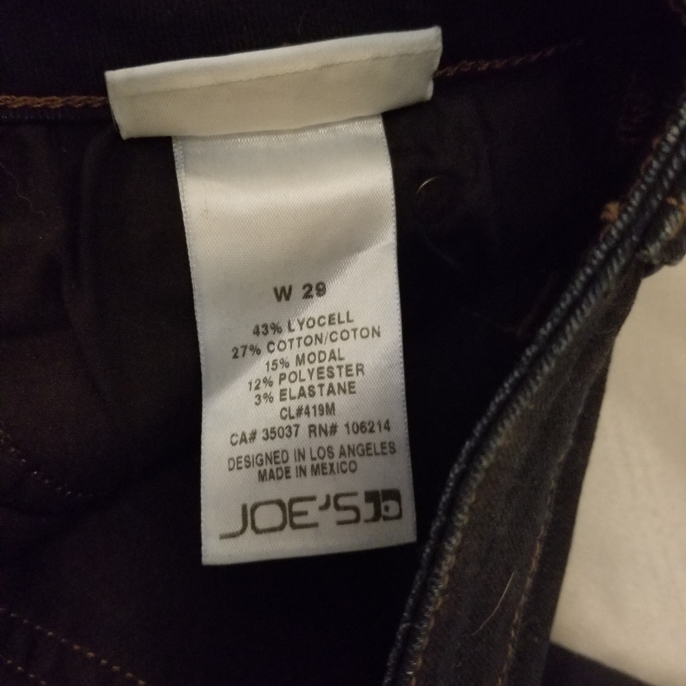 Joe's bootcut curvy jeans, size 29